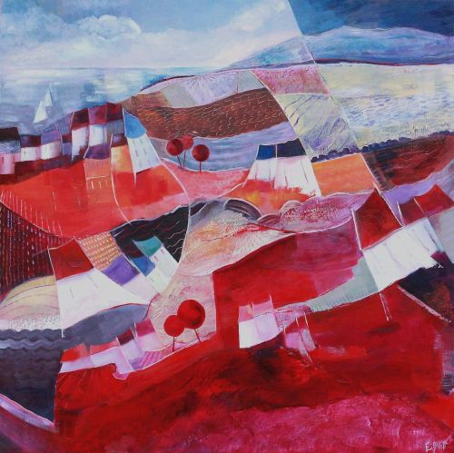 Au loin l'océan - 90x90cm