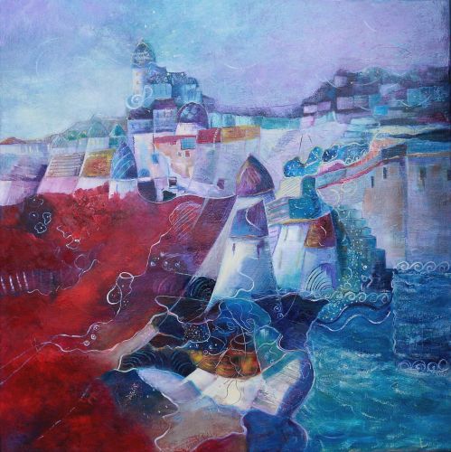 Dénouer les fils - 80x80cm