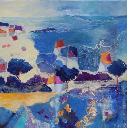 Dans les profondeurs - 50x50cm