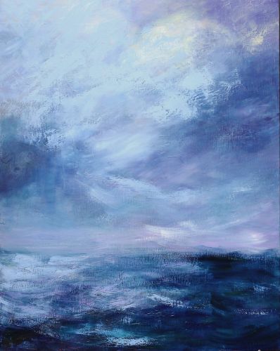 Bleu du ciel 1 -  92X73cm