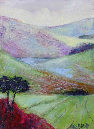 Green field - 16x22cm