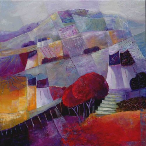 Là-haut- 60x60cm