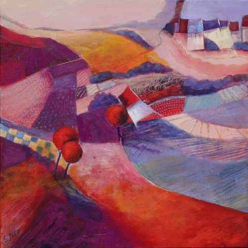 Illusion champêtre - 50x50cm