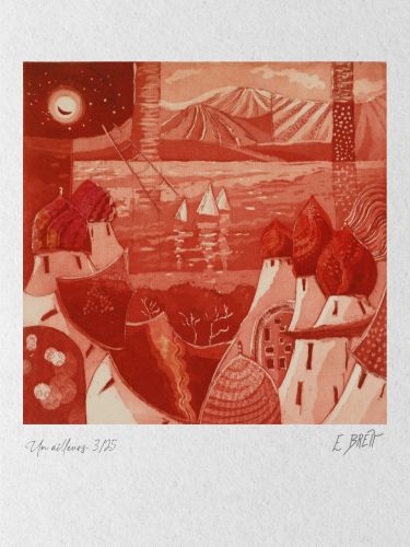 Un ailleurs - 25x25cm (eau forte et aquatinte)